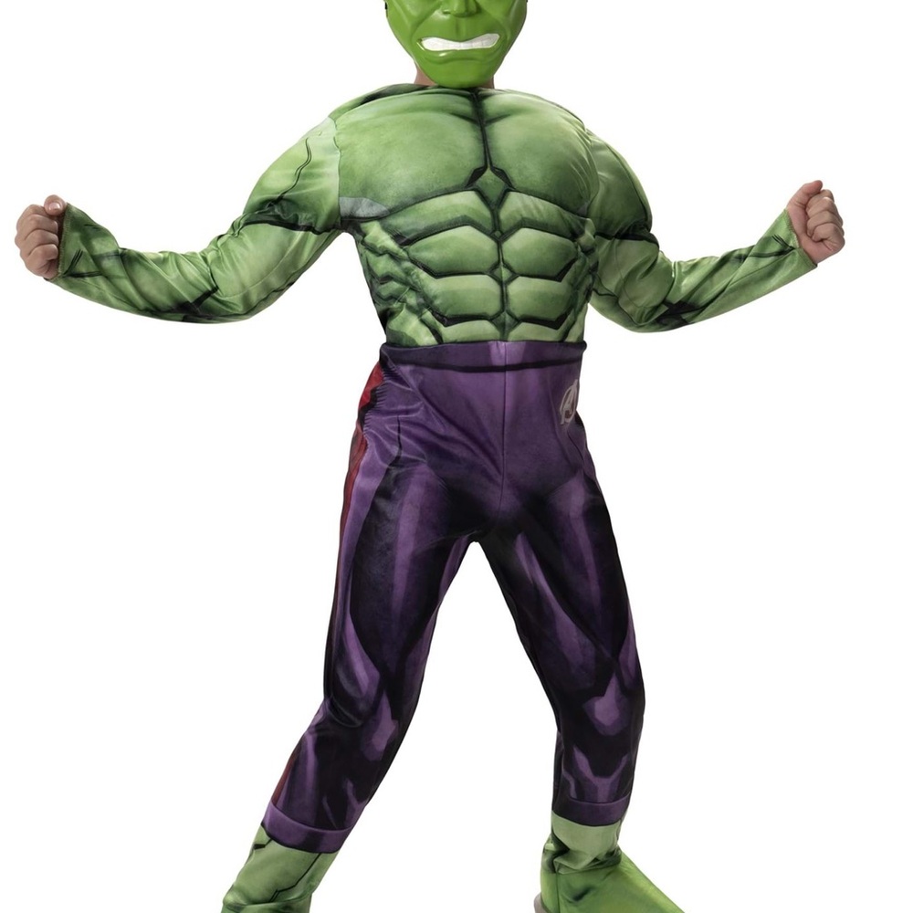 Kids Rubies Avengers Hulk Costume (AS IS- Mask not included)